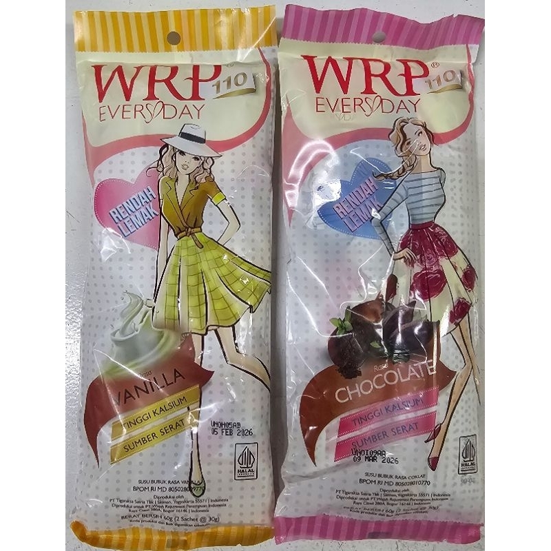 

WRP Everyday Low Fat 60g (isi 2 sachet×30g) - Susu Rendah Lemak