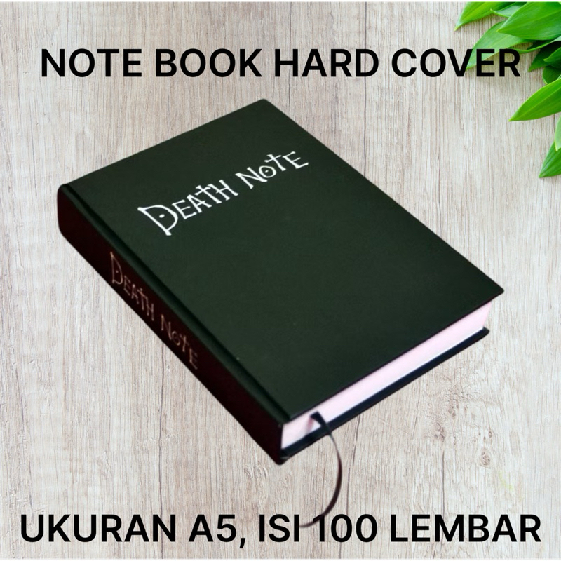 

NOTEBOOK TEMA DEATH NOTE UKURAN A5 ISI 200 HALAMAN