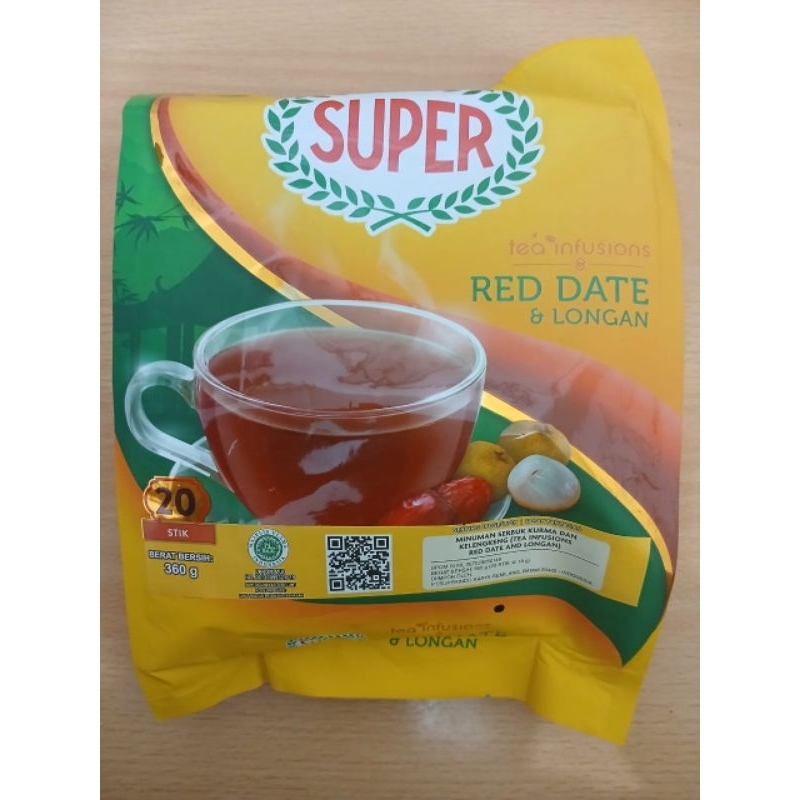 

SUPER TEA KURMA & KELENGKENG 20's Instan Minuman