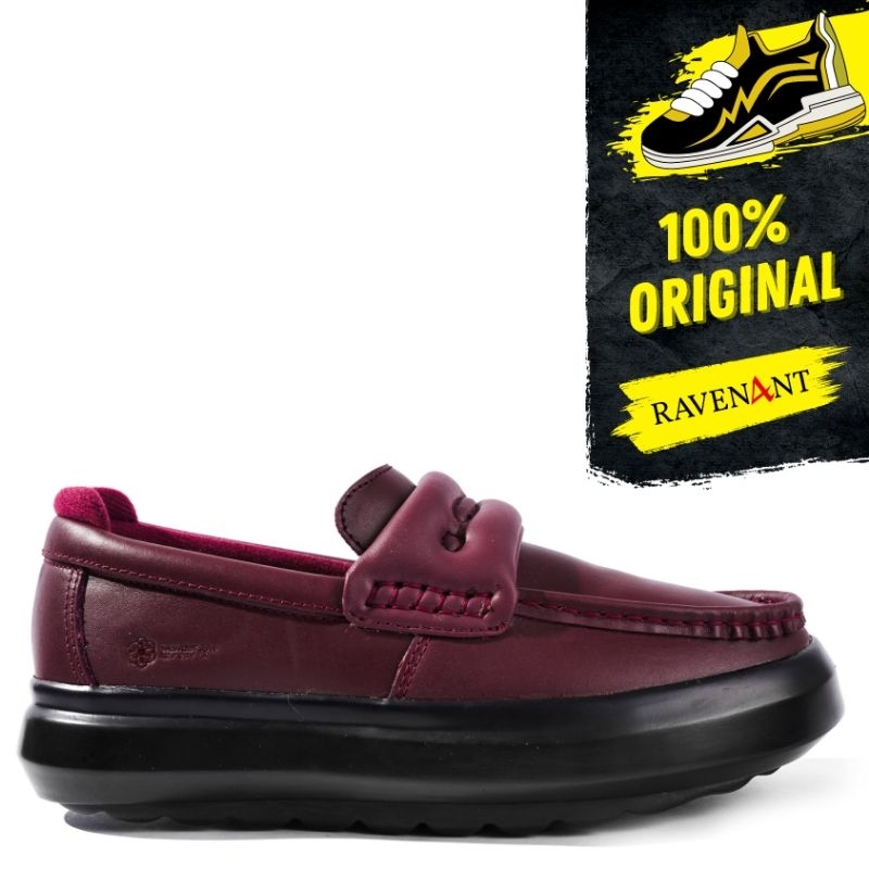 WANDER ETC Uptown Wine ORIGINAL - Sepatu Loafers Pria/Wanita