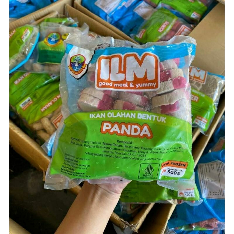 

ilm panda 500gr/ilm olahan ikan bentuk panda