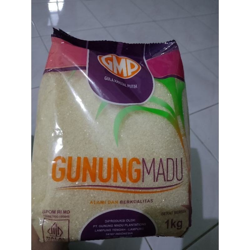 

gula putih GUNUNG MADU GMP 1kg