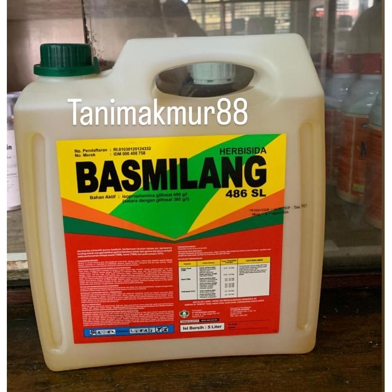 Basmilang 5 Liter Kemasan Pabrik Original 100%