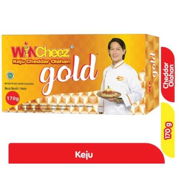 

Wincheez Gold Keju Cheddar Olahan 170g Wincheez Gold Processed Cheddar Cheese 170g