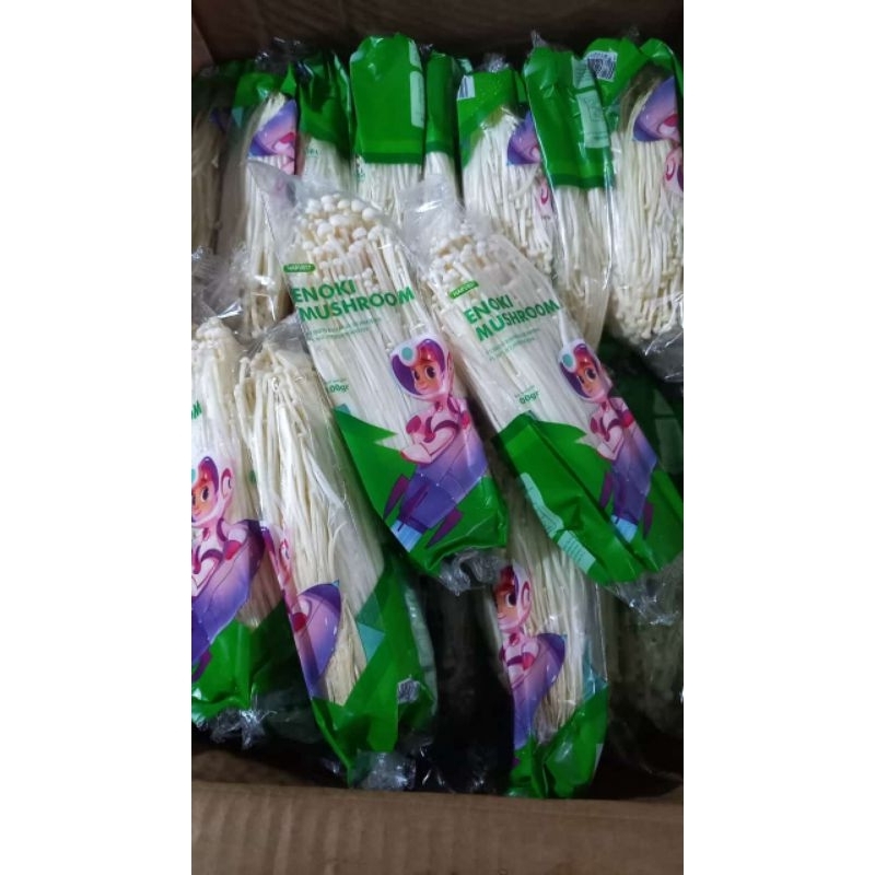 

Jamur Enoki Kartonan