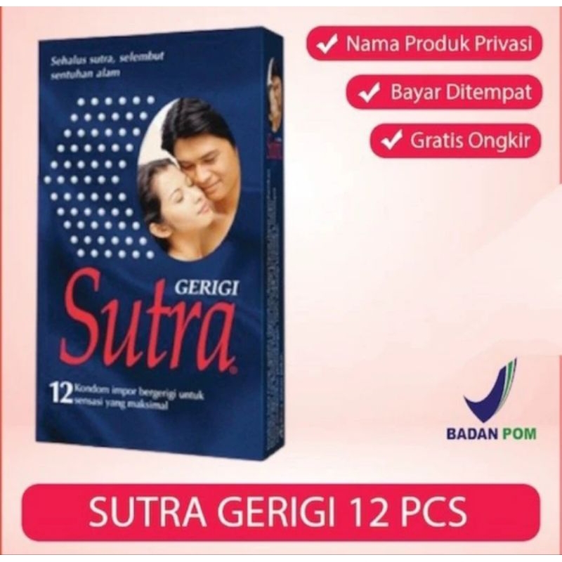 sutra biru gerigi 12 pcs