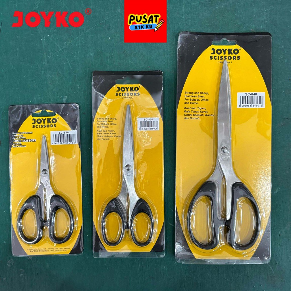 

Gunting Joyko SC-828 SC-838 SC-848 / Gunting Kecil Sedang Besar / Gunting Bagus / Gunting Murah