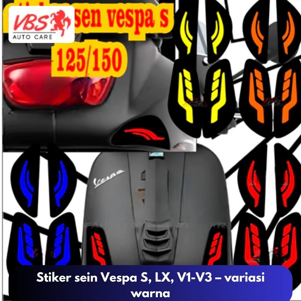 Stiker sein variasi Vespa Sprint & Primavera