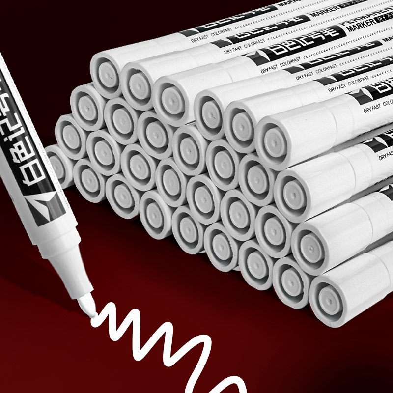

Marker white spidol putih tulis resi Pen Gel Putih Permanen Anti Air Untuk Menggambar Graffiti air spidol putih spidol white