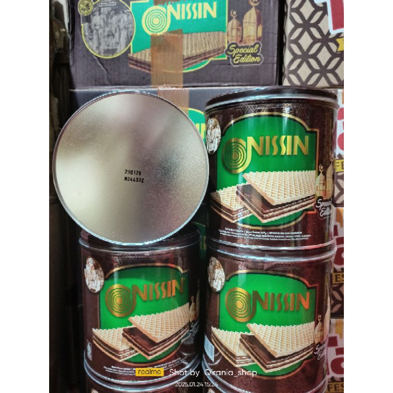 

Nissin wafer kaleng 270gr 1 DUS / Nissin wafer kaleng / wafer spesial edition hari raya idul fitri