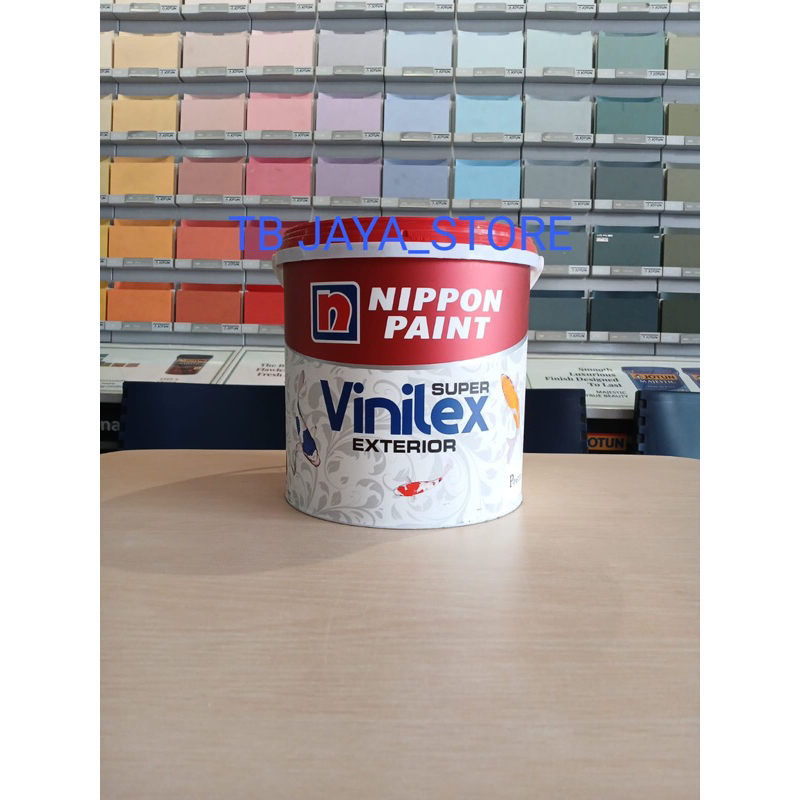 NIPPON VINILEX EXTERIOR VINILEX IKAN VINILEX SUPER 5 KG CAT TEMBOK VINILEX IKAN PUTIH