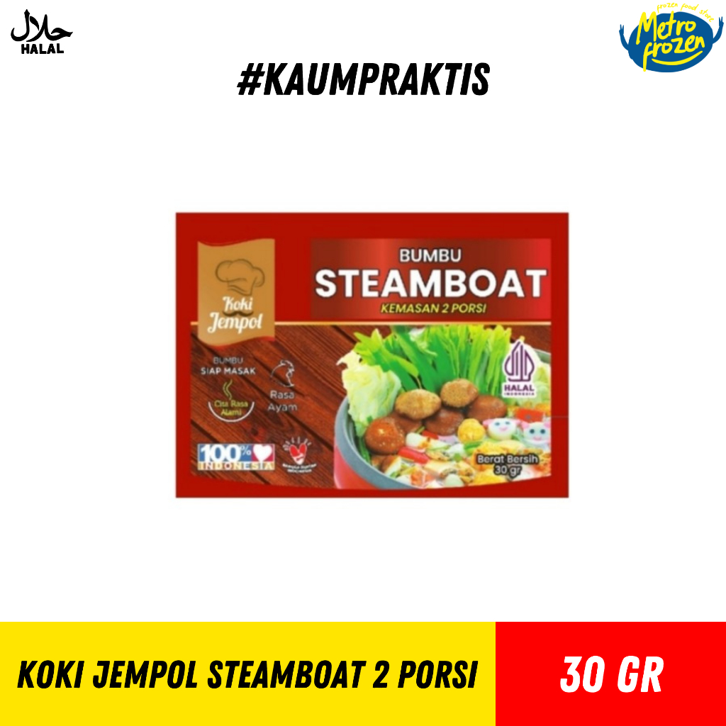 

KOKI JEMPOL Steamboat 2porsi 30gr //bumbu steamboat siap masak