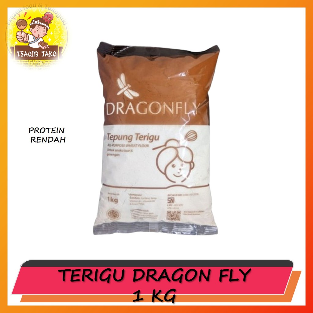 

Tepung Terigu Dragonfly Repack 1 Kg
