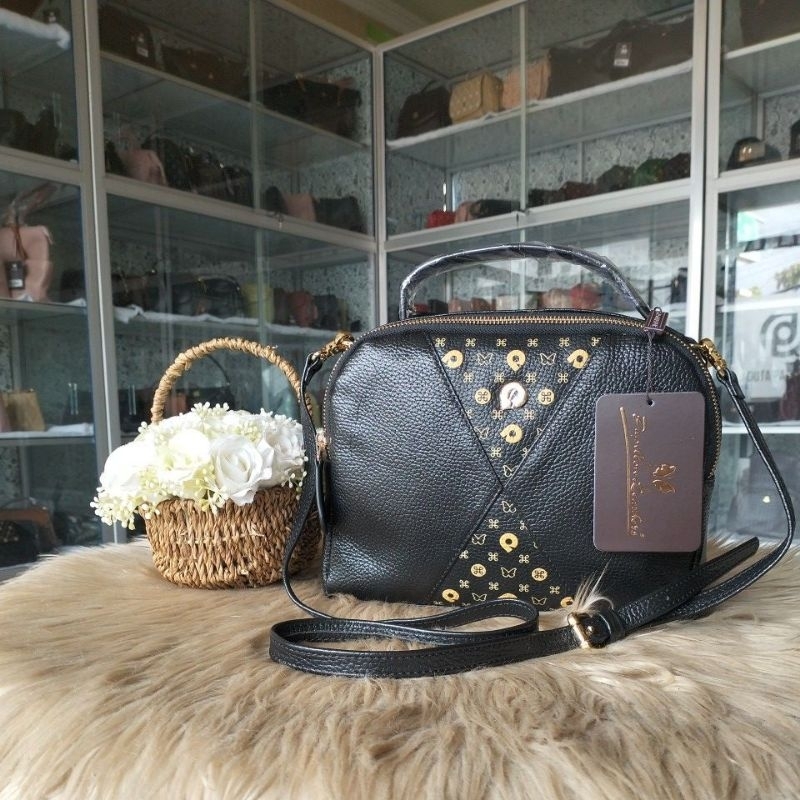 Tas papillon k3478 ready warna hitam,cokoren, merah,asem