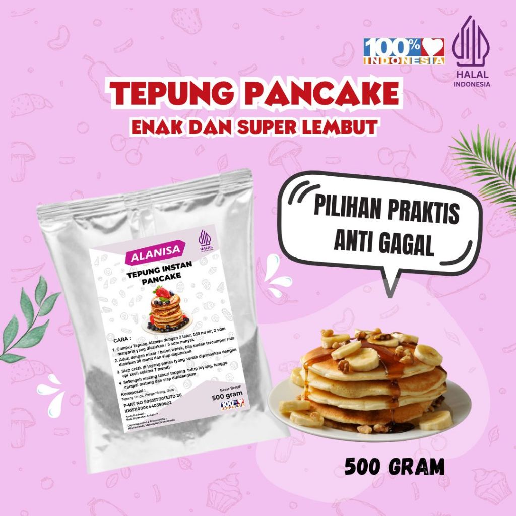 

TEPUNG PANCAKE 500GR PRAKTIS!!