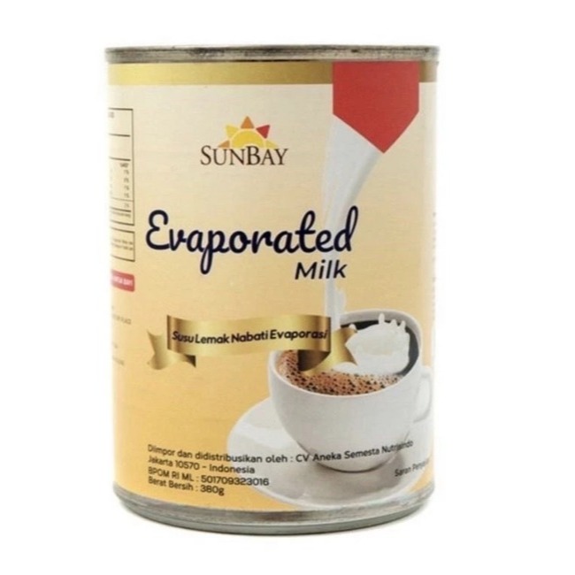 

Susu Evaporasi Sunbay 380gr