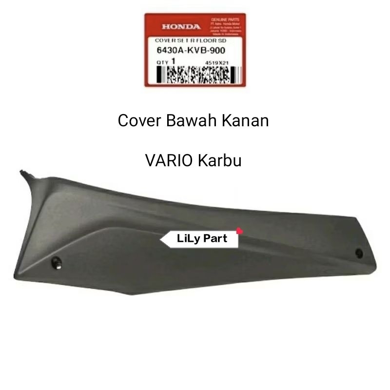 6430A-KVB-900 Cover Bawah Kanan VARIO Karbu