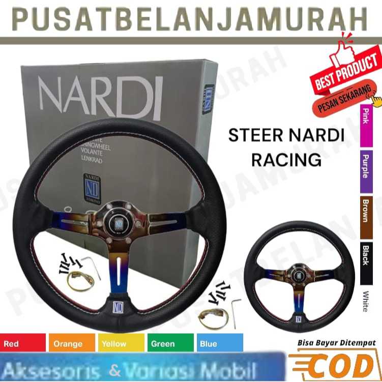 Stir Nardi Titanium Steer Nardi / Stir Nardi Burntip Stir Nardi Titanium Steer Nardi Warna Titanium