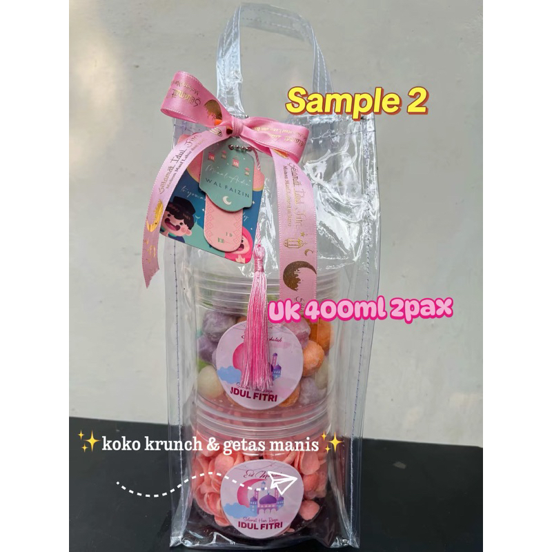

Pinky Transparant hampers