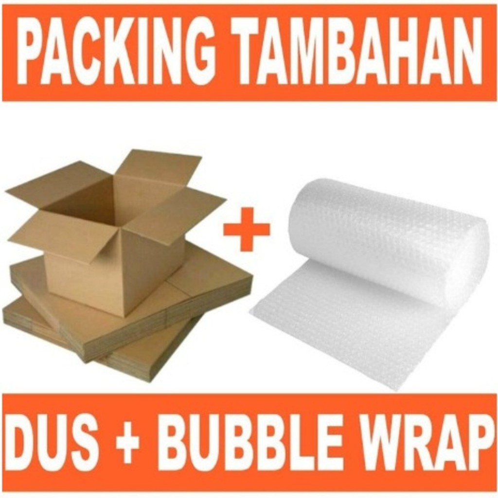 

Extra Packing / Extra Bubble Wrap Kardus / Packing Aman