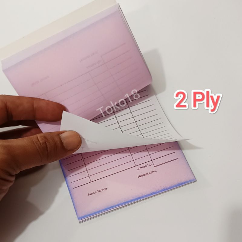 

H7Y 1 Pak Nota Kontan Kecil 2 Ply & 1 Ply(Isi 10 Buku)Forte