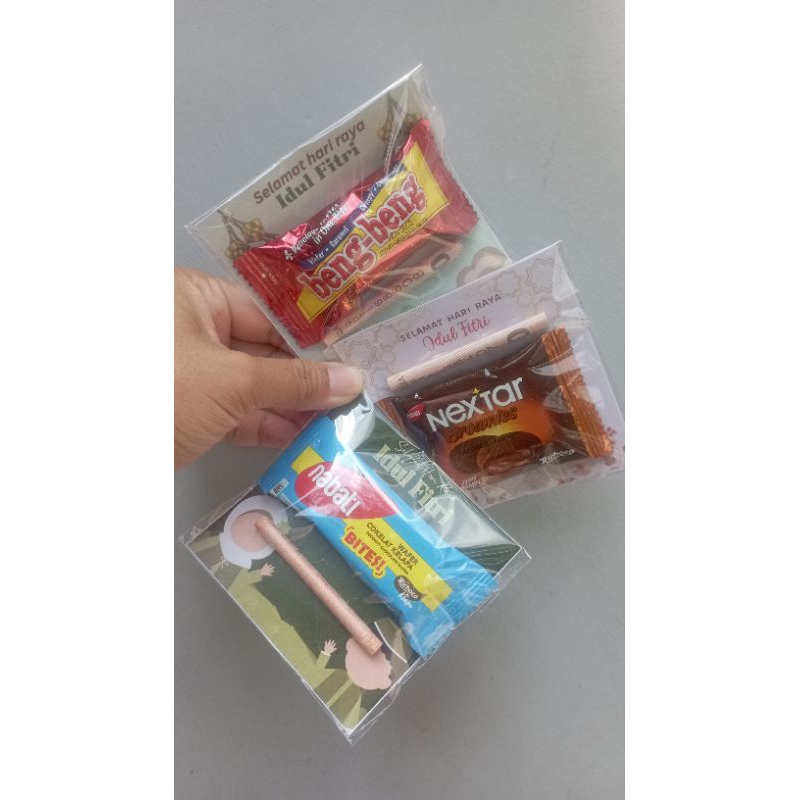 

Amplop Lebaran isi Snack + Uang, Kartu Lebaran THR anak