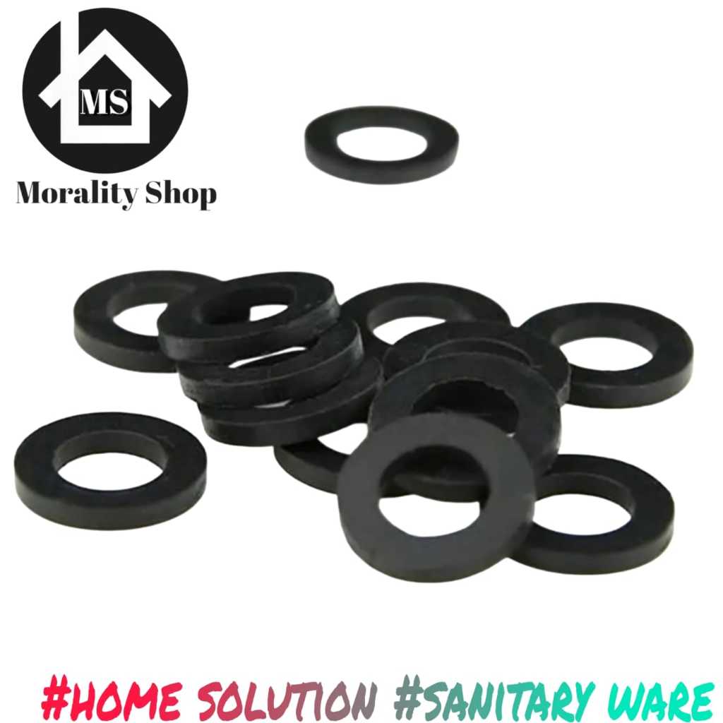 Karet untuk selang fleksibel 1/2 inch - seal karet selang shower flexible 0.5 inch rubber nepel k05a