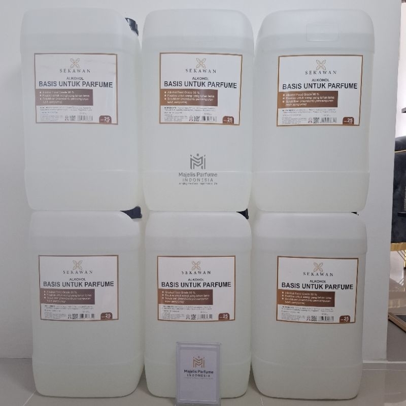 ALKOHOL ABSOLUTE FOOD GRADE 96% PREMIUM By SEKAWAN Segel 5 Liter