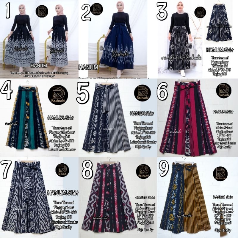 TENUN SKIRT# BAWAHAN ROK BATIK PAYUNG PANJANG JUMBO PINGGANG KARET TENUN ORI SUMBAWA JEPARA CANTIK R