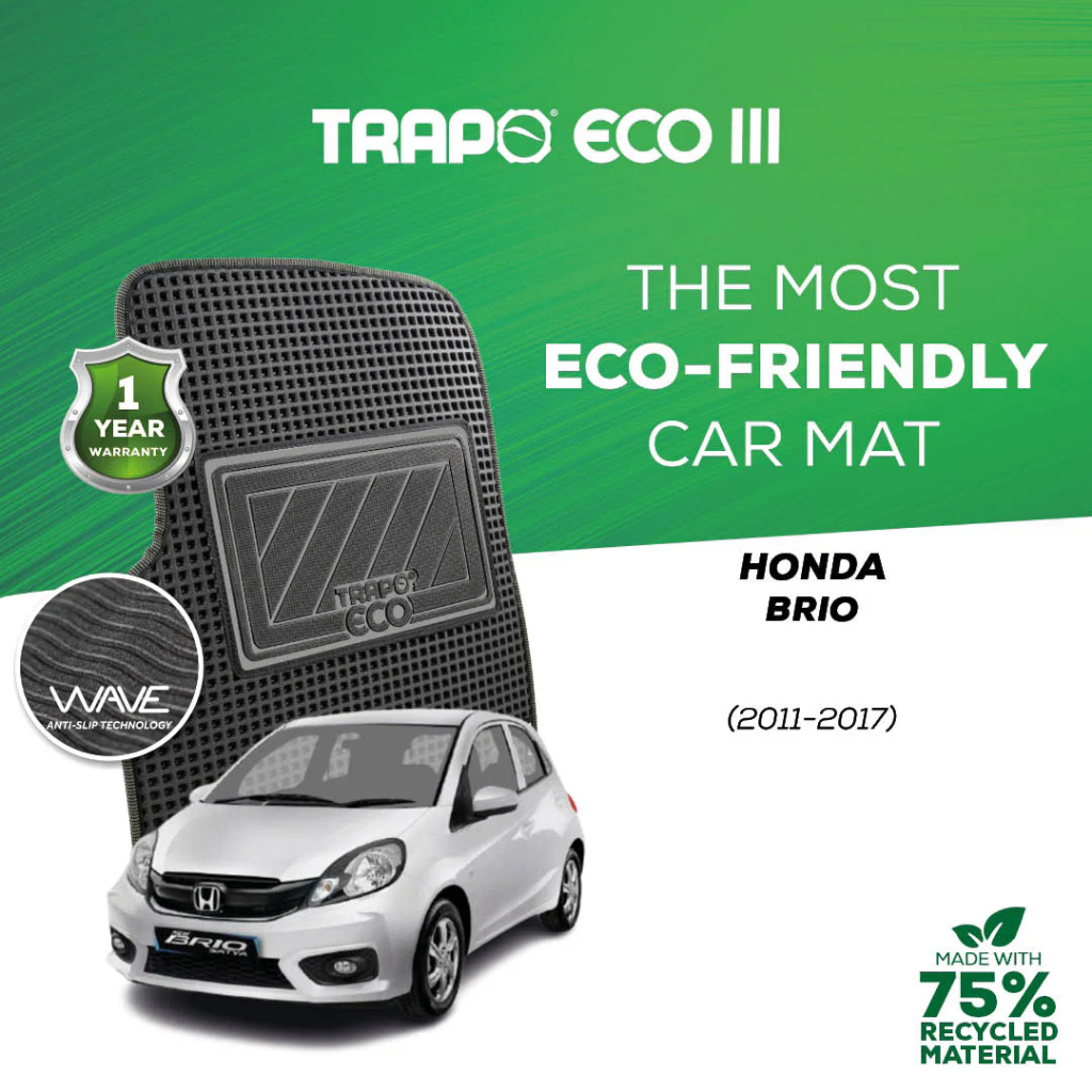 Karpet Mobil Trapo Eco Honda Brio (2011-2017) Karpet Mobil Brio Fullset