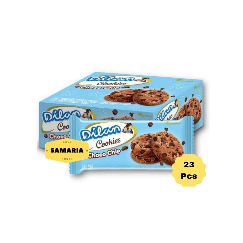 

1 Pak Dilan Cookies Choco Chip Kemasan Box 12 Gram (Isi 23 Pcs)