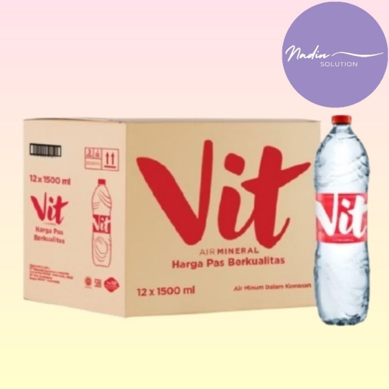 

Vit Mineral Water 1500 ML 1 Dus/Karton isi 12 Botol