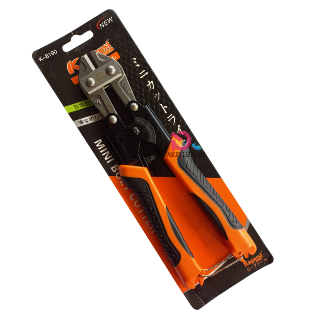 Kapusi Bolt Cutter 8" - Gunting Potong Kawat -  Bolt Cutter 8inch - Gunting Beton Besi Kawat 200mm