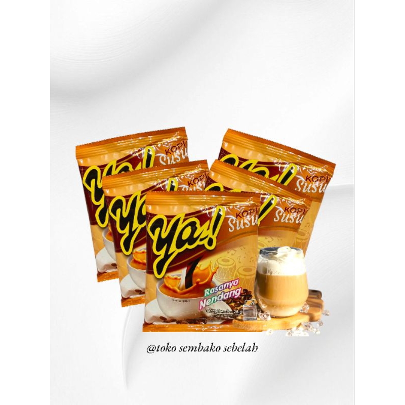 

Ya! Kopi Susu Kemasan 28gr || 1 Renteng Isi 10 Sachet
