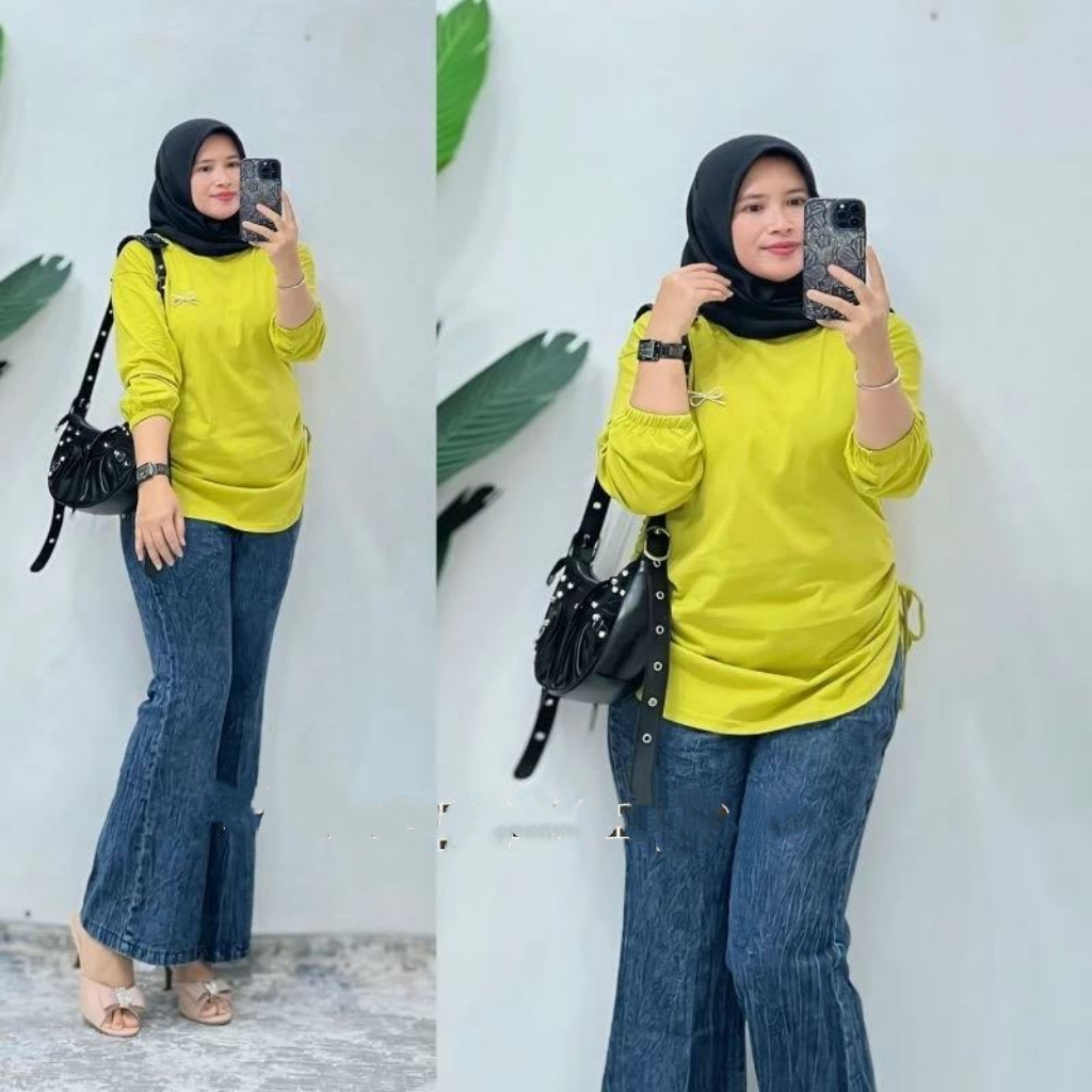 RB1 LINA SET ONE SET JEANS WANITA CUTBRAY MIX COMBED 20s
