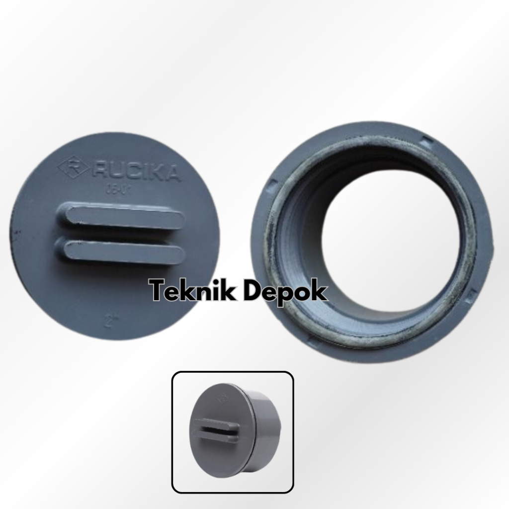Clean Out AW 6 inch Dop Drat Tutup Pipa CO Paralon Fitting Rucika