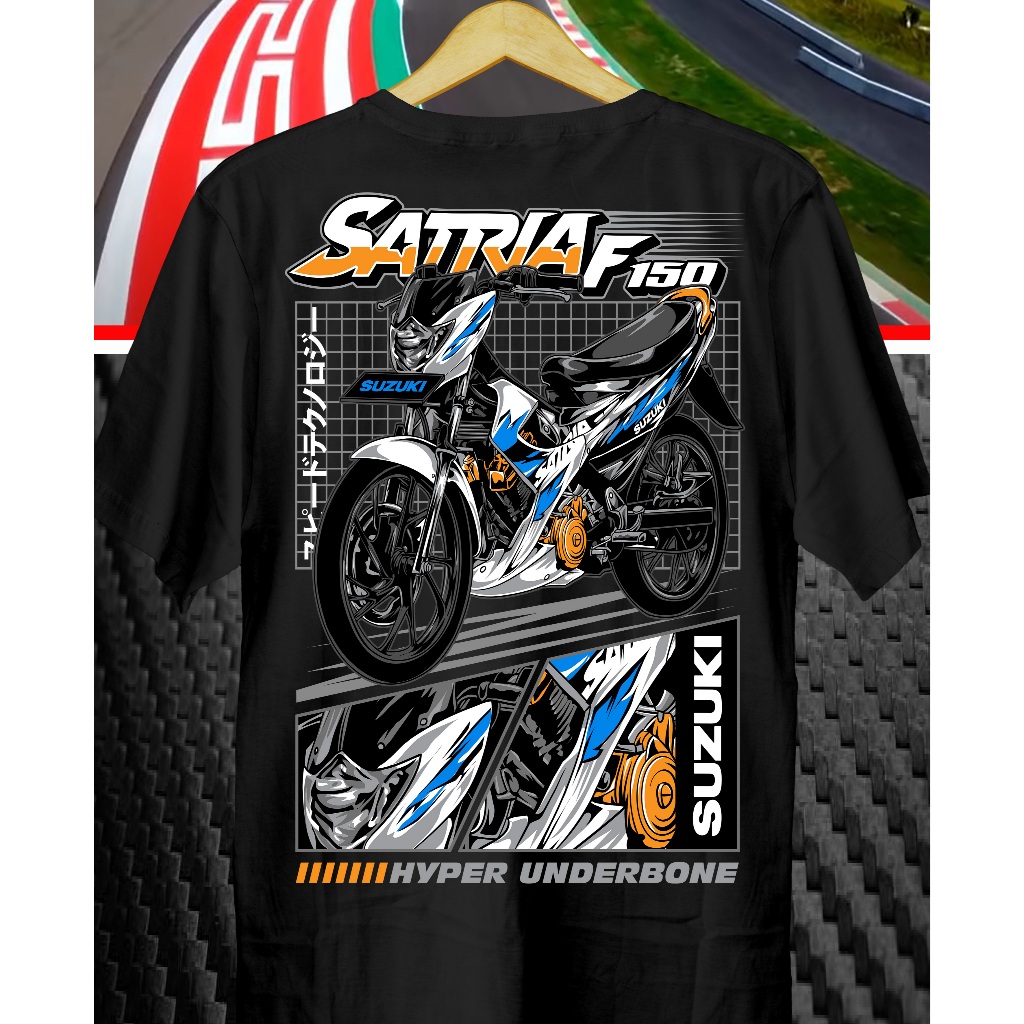 Kaos Motor Satria F 150 // Kaos FU // Baju FU // Kaos Satria F // Baju Satria F // Satria F