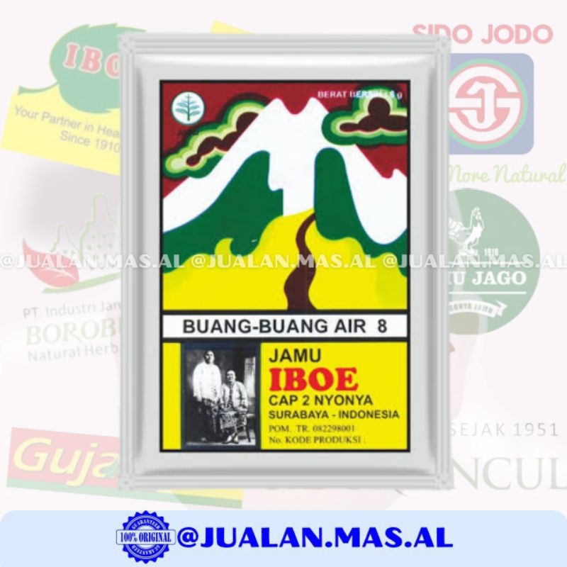 

IBOE - JAMU BUANG-BUANG AIR (ISI 10 SACHET) untuk mengurangi frekuensi buang air besar