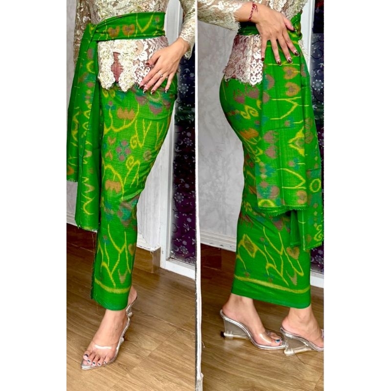 Kamen Endek Set Selendang wanita  bawahan tradisional Kamen Bali  kamen lembaran