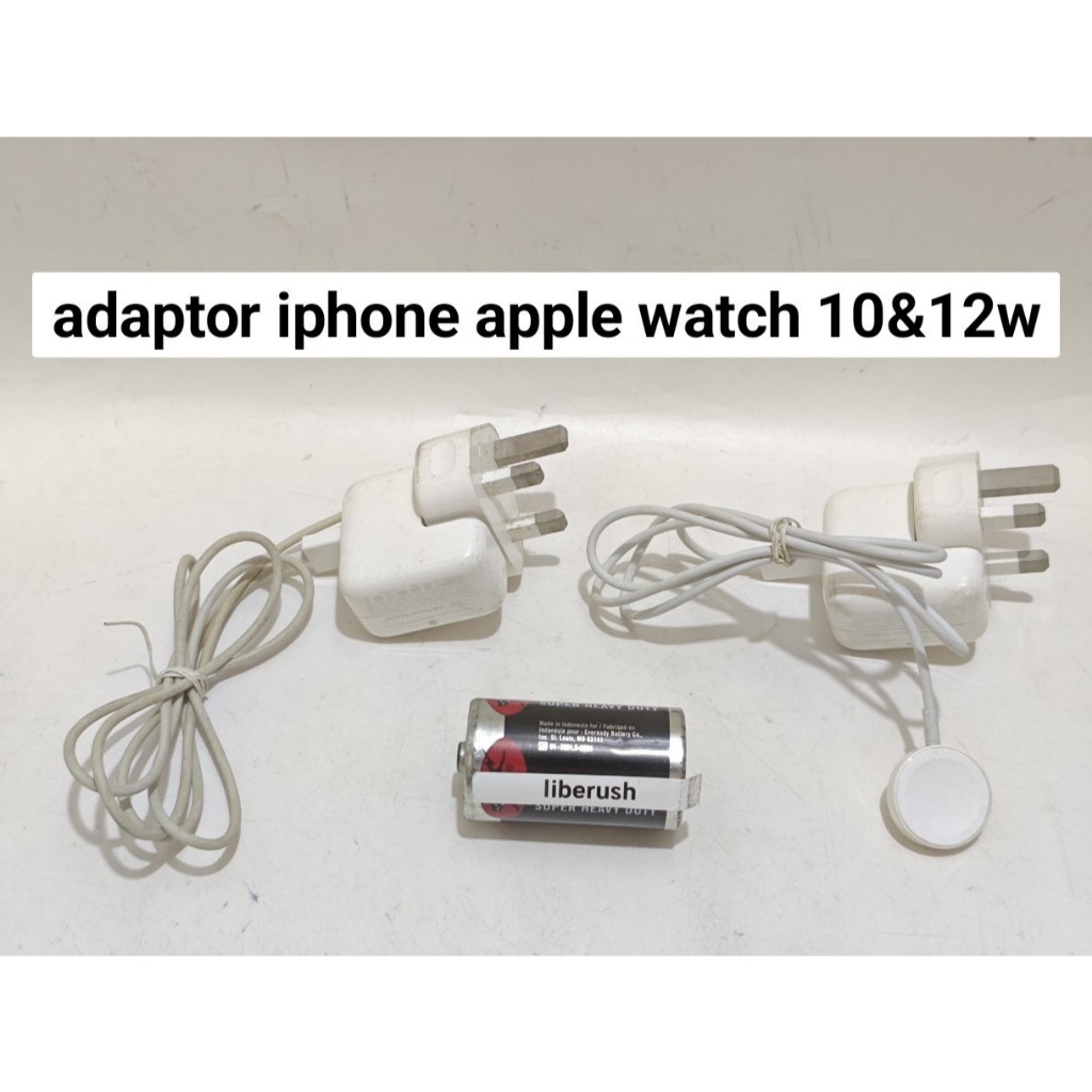Set Adapter adaptor apple watch iphone apple 10w & 12w usb charger