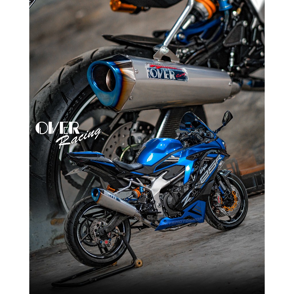 KNALPOT OVER RACING TT KAWASAKI ZX25R (HIGH MOUNT)