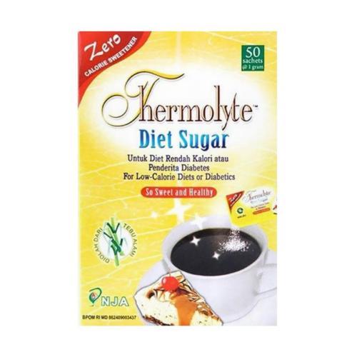 

Thermolyte Diet Sugar - Box isi 50 Sachet @1 Gram Pemanis