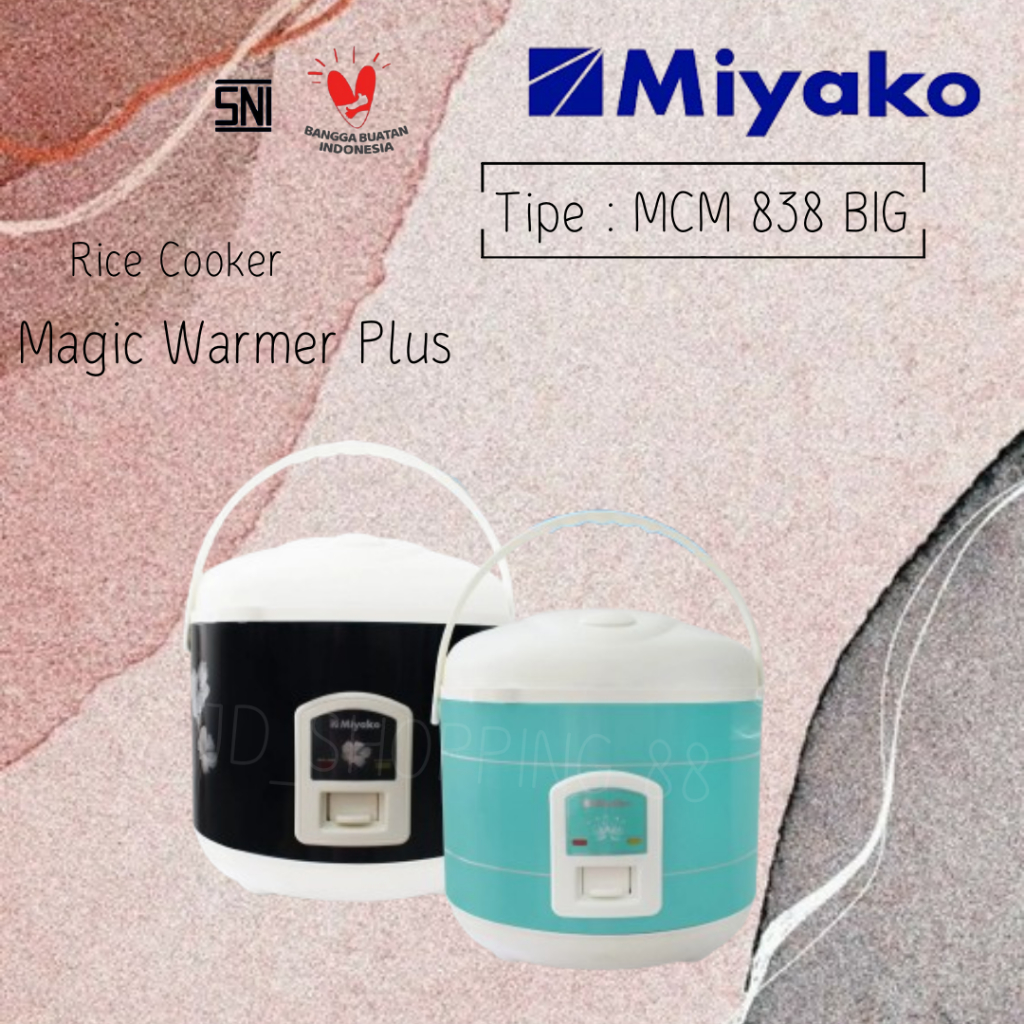Miyako Rice Cooker 2.2Liter / Magic Com MCM 838 / MCM-838 / MCM- 838