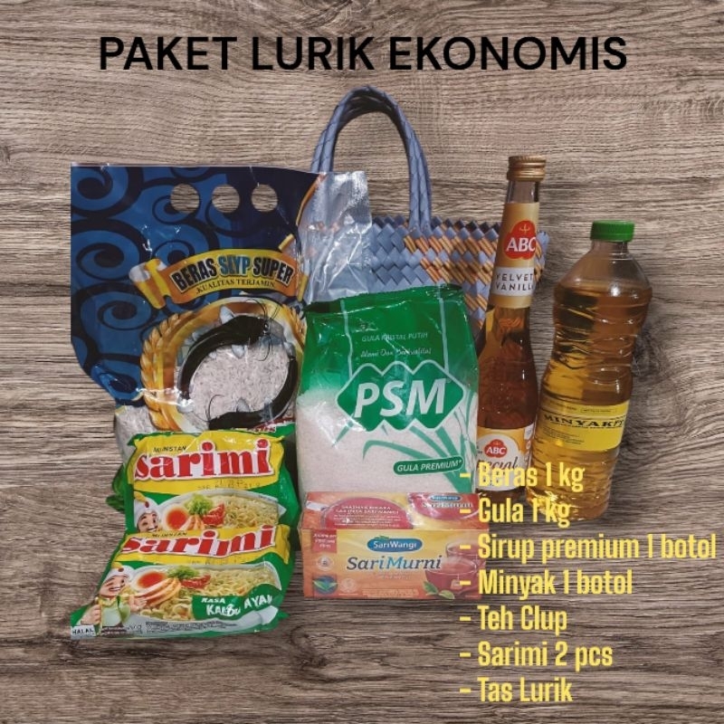 

Paket lurik Ekonomis (Paket sembako)