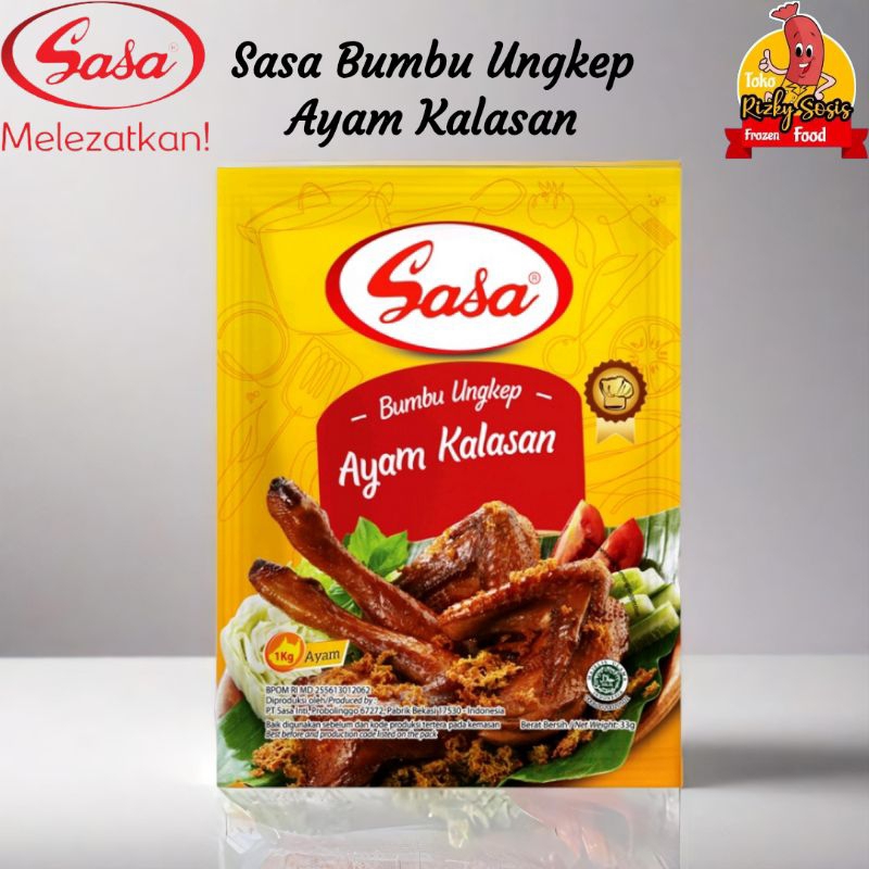 

Sasa Bumbu Ungkep Ayam Kalasan 26g/Sasa Bumbu Lumur Ayam Special 26g ( 1 Pcs)