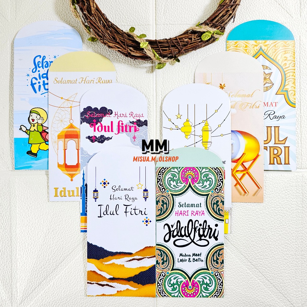 

10PCS AMPLOP/ANGPAU LEBARAN IDUL FITRI MOTIF MASJID KARAKTER LUCU UKURAN BESAR / AMPLOP MURAH