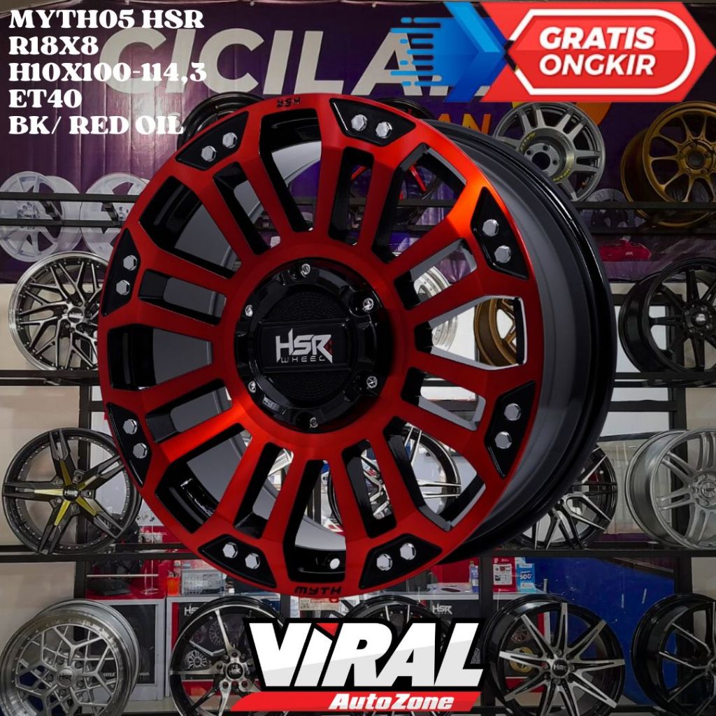 Velg Mobil Ring 18 HSR MYTH05 R18 UNTUK ELGRAND , ALMAZ , SANTAFE , CARAVELLE