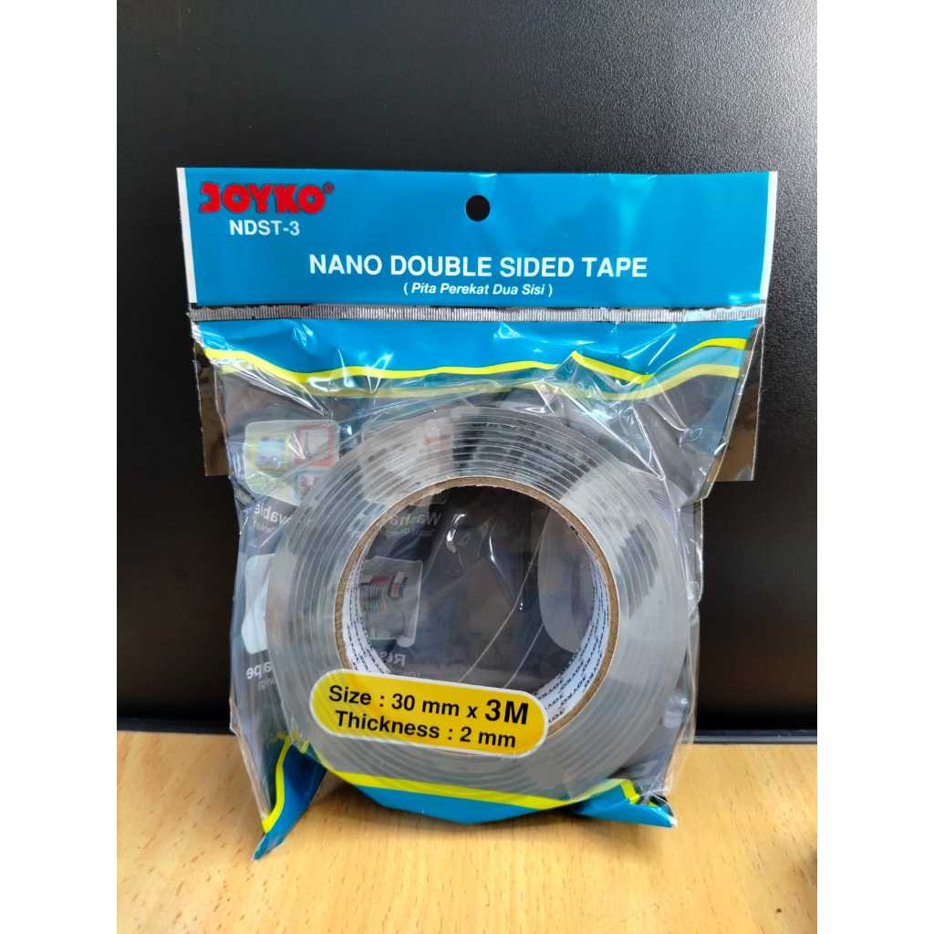 

JOYKO NANO TAPE NDST-3 / DOUBLE TAPE BENING / PEREKAT TRANSPARAN