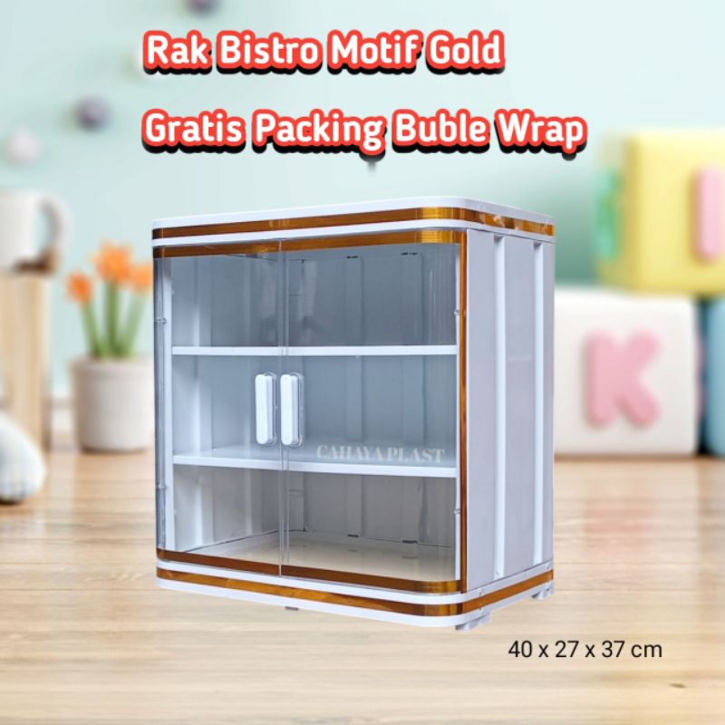 Rak Piring Mangkok Makeup Kosmetik Buku Baju Makanan Bahan Plastik Tutup Pintu Mika Bening Serbaguna