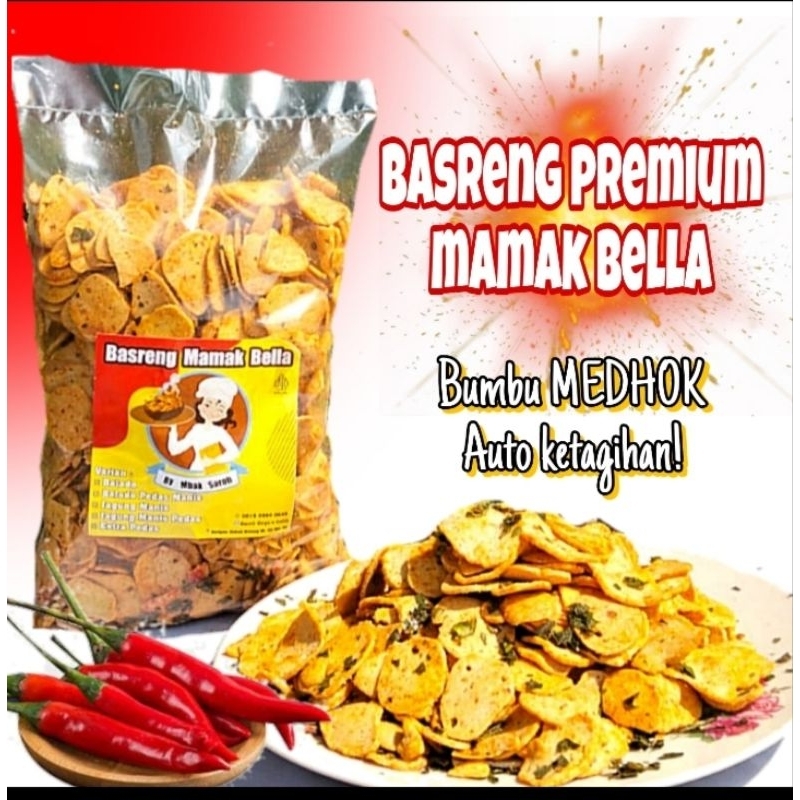 

Basreng daun jeruk,bakso ikan berkualitas enak renyah maknyus